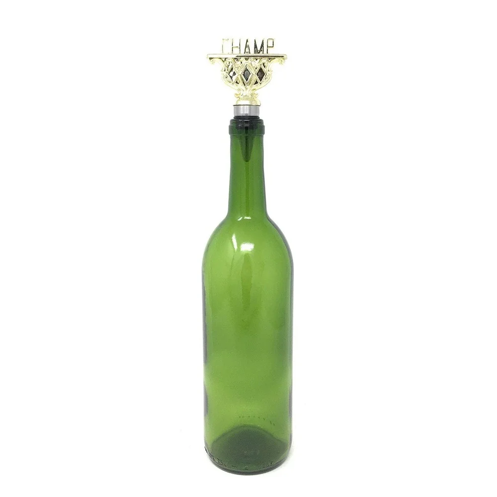 Handmade Bottle Stopper made from Repurposed Champ Trophy